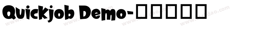 Quickjob Demo字体转换